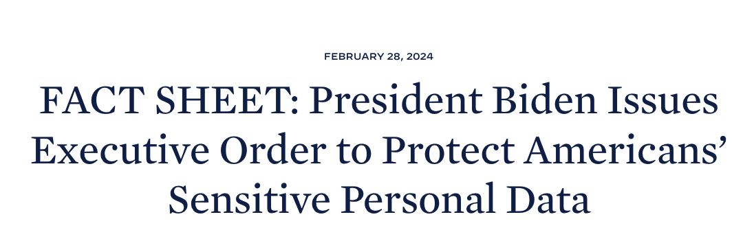 Biden issues EO to protect sensitive personal data. Does it do enough to protect Internet users?