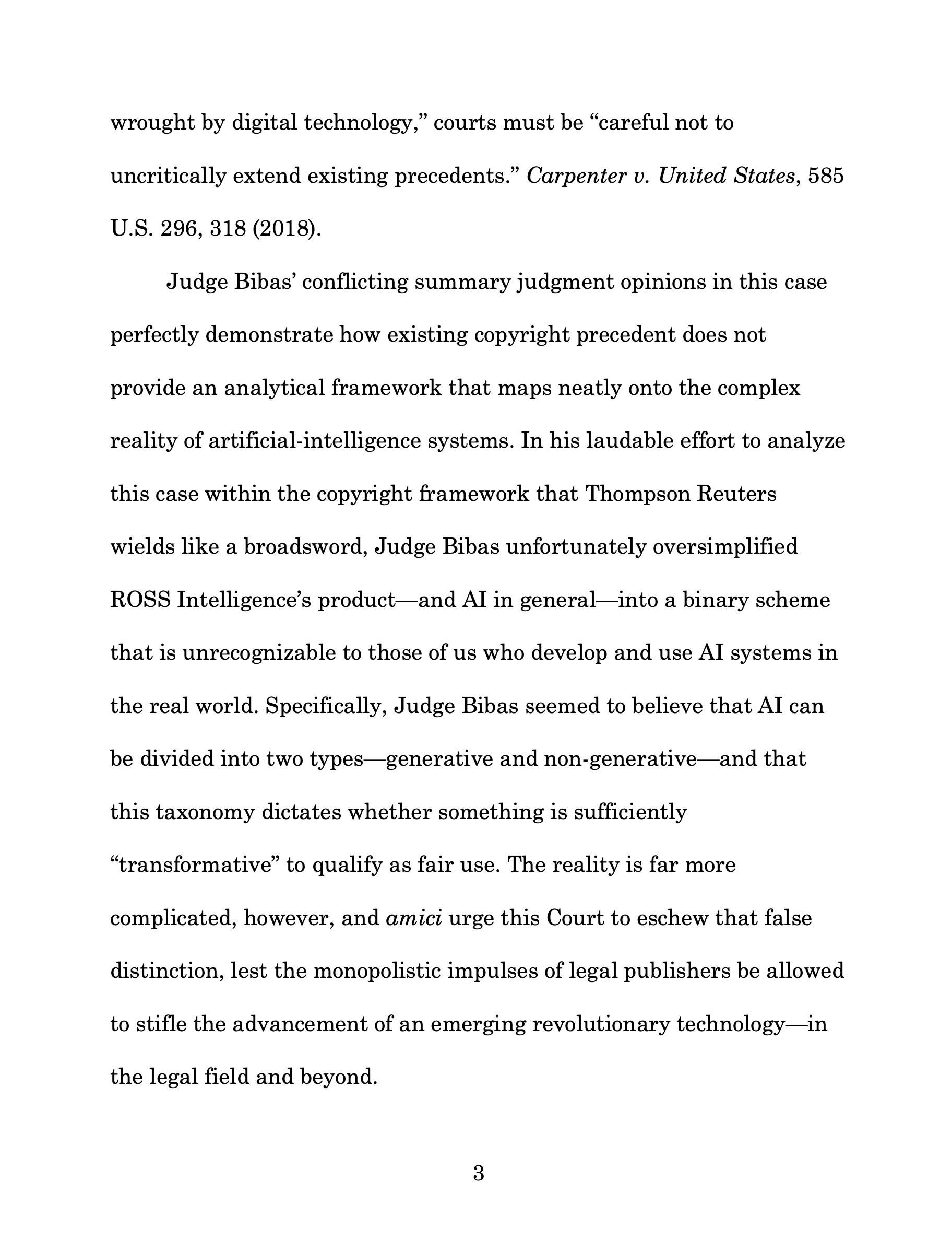 Brief of Amici Curiae Randy Goebel and Larry Ullman dispute “non ...