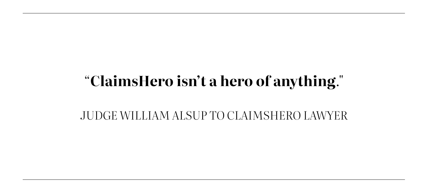 Judge Alsup blasts ClaimsHero attempt to “trick” class authors to opt out in “a fraud of immense proportions.” Warns of case referral to the U.S. Attorney’s office.