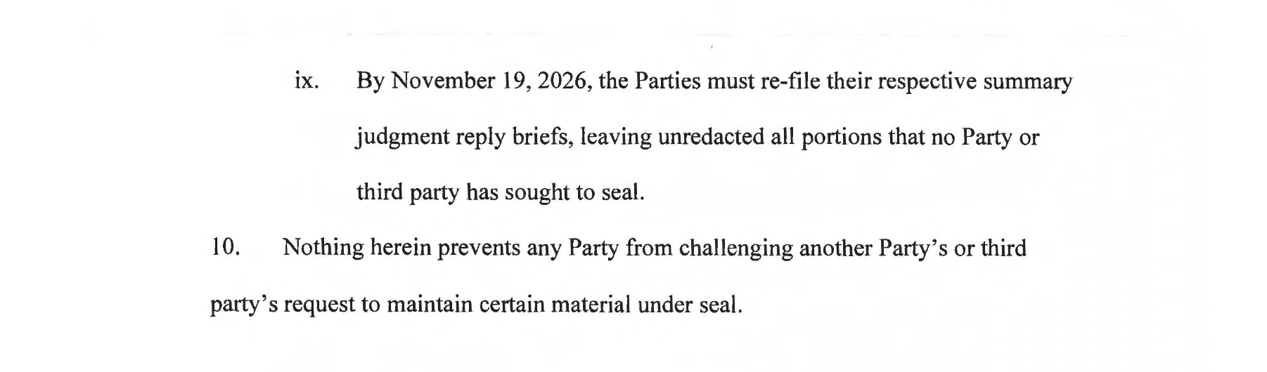 Judge Stein issues stipulated sealing order as briefing for summary judgment commences in OpenAI MDL suits